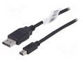 Cable; DisplayPort plug,mini DisplayPort plug; 1.8m; black AKYGA AK-AV-15