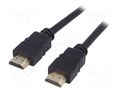 Cable; HDMI plug,both sides; HDMI 1.4; 4K,HDMI CEC,UHD 2160p; 5m AKYGA AK-HD-50A