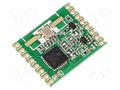 Module: RF; FM transceiver; FSK; 433.92MHz; SPI; 1.8÷3.6VDC; 20dBm HOPE MICROELECTRONICS RFM69HW-433S2