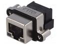 Connector: RJ45; socket; UL94V-0; IP67; for panel mounting; THT AMPHENOL COMMUNICATIONS SOLUTIONS MRJ-5380-M1