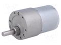Motor: DC; with gearbox; 6÷12VDC; 5.5A; Shaft: D spring; 200rpm POLOLU POLOLU-4743