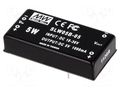 Converter: DC/DC; 5W; Uin: 18÷36VDC; Uout: 5VDC; Iout: 1000mA; 2"x1" MEAN WELL SLW05B-05