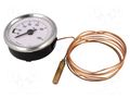 Sensor: thermometer with capillary; Body dim: Ø52x25mm; on panel ARTHERMO TK-CP82C