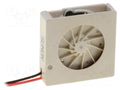 Fan: DC; blower; 3VDC; 12x12x3mm; 0.16m3/h; 15.5dBA; Vapo; 2.34mmH2O SUNON UB3C3-700