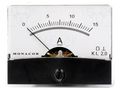 Ammeter; on panel; I DC: 0÷15A; Class: 2; Int.resist: 4mΩ; Ø37.5mm MONACOR PM-2/15A
