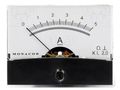 Ammeter; on panel; I DC: 0÷5A; Class: 2; Int.resist: 12mΩ; Ø37.5mm MONACOR PM-2/5A