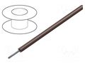 Wire; HookUp Wire; stranded; Cu; 24AWG; PVC; brown; 600V; 305m ALPHA WIRE 1854-BR001