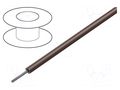 Wire; HookUp Wire; stranded; Cu; 24AWG; PVC; brown; 600V; 305m ALPHA WIRE 1854-BR001