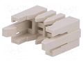 Cable clamp; PIN: 3; 2.5mm; 1x3; DF1; Øcable: 1.1÷1.35mm HIROSE DF1-3A1.05