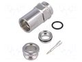 Connector: N; plug; male; straight; 50Ω; soldering,clamp; for cable TELEGÄRTNER J01020A0149