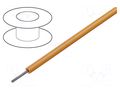 Wire; HookUp Wire; stranded; Cu; 18AWG; PVC; orange; 300V; 30.5m ALPHA WIRE 421816-OR005