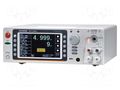 Safety tester; Insulation R range: 1÷2000MΩ,9500MΩ; True RMS AC GW INSTEK GPT-12004