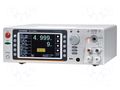 Safety tester; Insulation R range: 1÷2000MΩ,9500MΩ; True RMS AC GW INSTEK GPT-12004