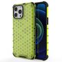 Honeycomb Case armor cover with TPU Bumper for iPhone 13 Pro Max green, Hurtel 5907769326745