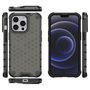 Honeycomb Case armor cover with TPU Bumper for iPhone 13 Pro black, Hurtel 5907769326776 5907769326776