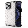 Honeycomb Case armor cover with TPU Bumper for iPhone 13 Pro transparent, Hurtel 5907769326813 5907769326813