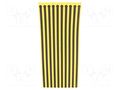 ESD shoe grounder; ESD; 300mm; 100pcs; black,yellow STATICTEC PRT-STW1550