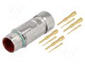 Connector: LS1; plug; PIN: 8(4+4); male; crimped; for cable; IP68 LAPP 75009697