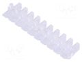 Fiber for LED; 2x5mm; L: 14.4mm; No.of mod: 10; rectangular MENTOR 1273.1010