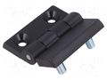 Hinge; Width: 50mm; polyamide; black; H: 50mm; with assembly stem RST ROZTOCZE 3.ZN65.103-07