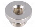 Protection cap; max.150bar; nickel plated brass; Thread: G 1/8" PNEUMAT 3015-1/8
