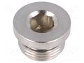 Protection cap; max.75bar; nickel plated brass; Thread: G 3/8" PNEUMAT 3015-3/8