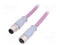 Cable: for sensors/automation; PIN: 5; shielded; plug; 60V; 4A; IP67 CONEC 43-12531