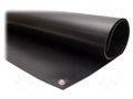 Mat: bench; ESD; black; L: 1.2m; Width: 0.6m; Thick: 2mm; rubber COBA EUROPE COBA-ESDB010005