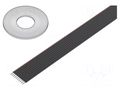 Wire: ribbon; 1.27mm; stranded; Cu; unshielded; PVC; black; 30.5m 3M 3319-100-06