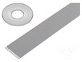 Wire: ribbon; 1.27mm; stranded; Cu; unshielded; PVC; grey; 30.5m 3M 3801-14