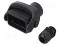 Enclosure for connectors: HDC; size 10B; for cable; Han-Eco® B HARTING 19431100756