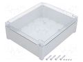 Enclosure: multipurpose; X: 289mm; Y: 344mm; Z: 117mm; TEMPO; grey FIBOX TPC342912T