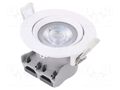 Lamp: LED spotlight; 220/240VAC; 5W; neutral white; 36°; 4000K TUNGSRAM 93100526