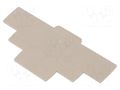 End plate; colourless; A WEIDMÜLLER AEP3T2.5