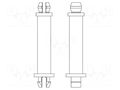 PCB distance; polyamide 66; L: 7.9mm; latch/latch; natural; 8G805 DREMEC DR8G805V41525