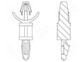 PCB distance; polyamide 66; L: 4.8mm; latch/latch; natural DREMEC DR8G813V40948
