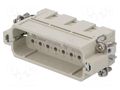 Connector: HDC; contact insert; male; DA; PIN: 16; 16+PE; size D16A DEGSON ELECTRONICS DA-016-MC