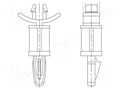 PCB distance; polyamide 66; L: 4.8mm; latch/latch; natural DREMEC DR8G814V41087