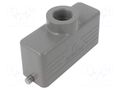 Enclosure for connectors: HDC; straight; size D24B; for cable DEGSON ELECTRONICS D24B-TE-2G-M25