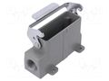 Enclosure for connectors: HDC; angled; size D16A; with latch DEGSON ELECTRONICS D16A-SF-1L-M20
