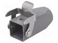 Enclosure for connectors: HDC; straight; size D3A; for cable DEGSON ELECTRONICS D3A-CCT-1L-M20
