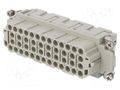 Connector: HDC; contact insert; female; DEE; PIN: 46; 46+PE; crimped DEGSON ELECTRONICS DEE-046-FC