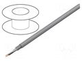 Wire; LiY-CY; 3x1mm2; shielded,tinned copper braid; PVC; grey HELUKABEL LIYCY3X1