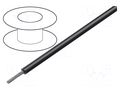 Wire; stranded; Cu; 22AWG; TFE; black; 600V; 305m; 1x22AWG; 1000ft BELDEN 83005.0101000
