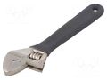 Wrench; adjustable; Jaw capacity: 19mm; Overall len: 150mm PROLINE PRE-29306