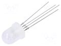 Programmable LED; RGB; 8mm; 30°; Front: convex; No.of term: 4 OPTOSUPPLY OSTWMN8132A