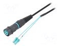 Fiber patch cord; PIN: 2; multi mode duplex (MM); bayonet; LC BULGIN PXF6051AAB