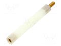 Insulating sleeve; Int.thread: M3; L: 45mm; UL94V-2; polyamide DREMEC TFM-M3X45/DR2183