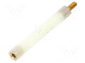 Insulating sleeve; Int.thread: M3; L: 45mm; UL94V-2; polyamide DREMEC TFM-M3X45/DR2183