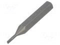 Screwdriver bit; slot; 1.2x0.25mm; Socket size: 4mm; MICRO WIHA WIHA.40601